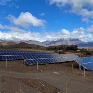 planta solar: agrícola portezuelo santa Inés
